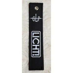 Black and white keychain